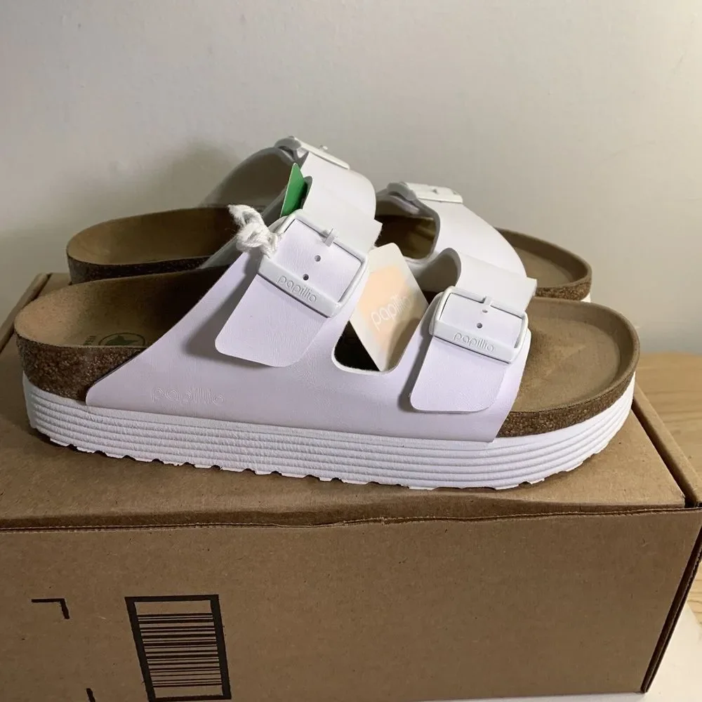 Birkenstock White Sandals - Picture 1 of 5